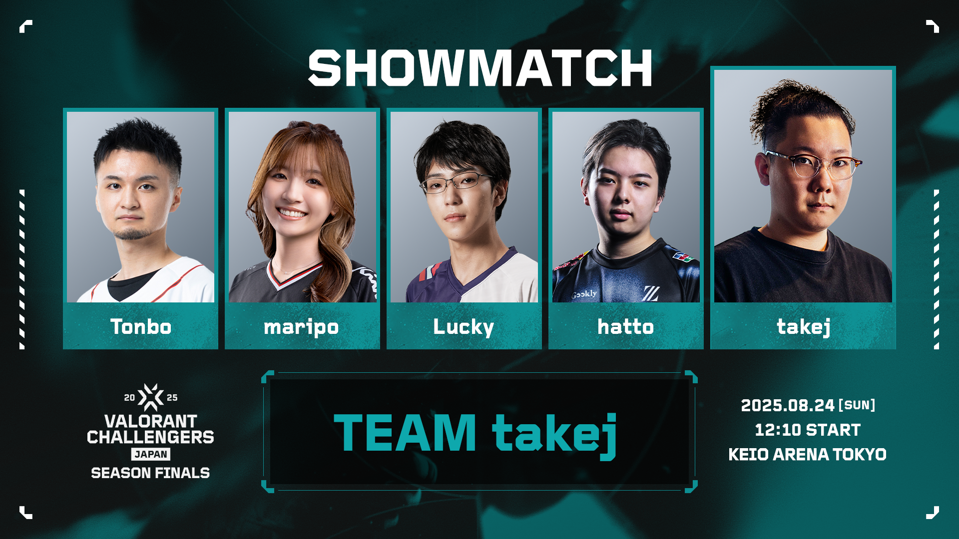SHOW MATCH TEAM takej