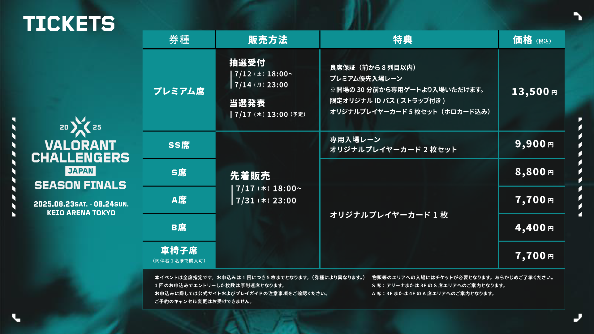 TICKETS